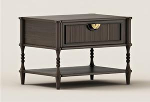 Mesa de Noche de Madera de Fresno Hecha a Mano de Primera Calidad con Cajón de Almacenamiento para Dormitorio o Apartamento, Disponible para Suministro Mundial - Product Image 5