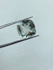 Natural High Quality Green Amethyst Gemstone Loose Stone 9.89Carat 14MM Green <b>Colour</b> Jewelry Making - Product Image 1