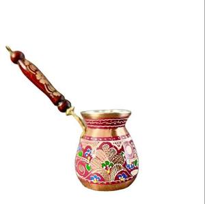 Nouvelle cafetière turque en cuivre ML, théière en métal avec poignée en bois, cafetières ottomanes, best-seller, tendance du moment - Product Image 1