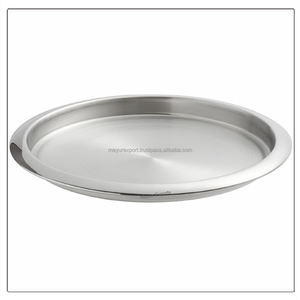 Stainless Steel Bar <b>Tray</b> Gold Metal 35cm Mayur Exports Model 9915 for Kitchen Home Bartending Food <b>Drinks</b> Serving <b>Tray</b> - Product Image 3