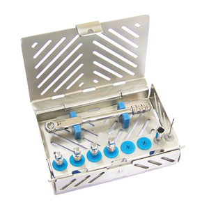 Set Quirúrgico para Cirugía de Implantes con Herramientas Dentales de Trinquete y Equipo de Colocación, Kit de Implantes Dentales con Colección de Destornilladores para Implantes - Product Image 1