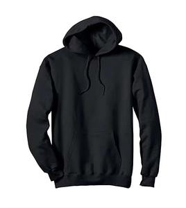 OEM ODM personalizado Unisex Sudadera con capucha a prueba de viento sólido liso orgánico Negro hombres mujeres de alta calidad - Product Image 1