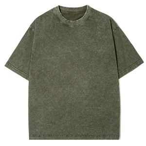 Camisetas de Algodón Personalizadas de Alta Calidad para Hombre, Camisetas Blancas 100% Algodón para Impresión, Camisetas Oversize con Lavado Ácido - Product Image 4