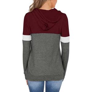 Pulls à capuche pour femmes avec cordon de serrage, vêtements d'hiver, caractéristiques optimales, hauts légers tendance pour femme - Product Image 3