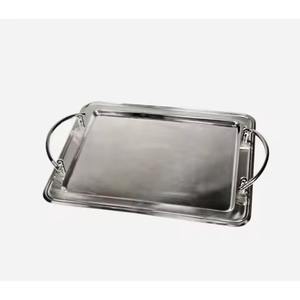 Bandeja de Servicio Metálica Profesional para Alimentos, Bandeja Resistente para Transportar Bebidas, para Cafeterías, Salones y Hostelería - Product Image 4
