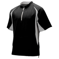 TRENDION APPARELS OEM Veste de baseball sportive à manches courtes, vêtement de sport respirant en toile écologique unisexe