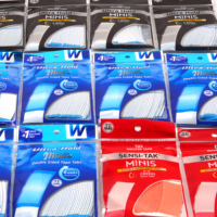Chaofan HT-01 Walker Ultra Hold Long Mini Wig Tape 72 Tabs Adhesive for Toupee Hair Systems Strong Hold Hair Extension