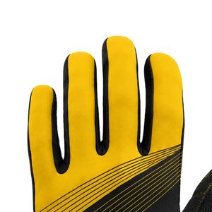 Gants de cyclisme pour hommes, jaunes et noirs, légers, rembourrés, confortables, pour la pratique du vélo de montagne, de route, de sport et d'entraînement - Product Image 5