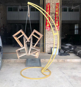 Decoración de <span class=keywords><strong>boda</strong></span>, colgador de <span class=keywords><strong>pastel</strong></span> de Metal de pie y acoplador, soporte de araña oscilante - Product Image 5