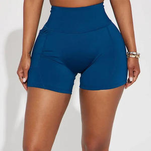 Shorts et soutien-gorge de yoga Soild Fashion Fitness, fabriqués au Pakistan, nouveau design, ensemble de vêtements de sport pour femmes, matière respirante de qualité supérieure - Product Image 3