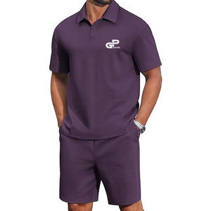 Conjunto de pantalones cortos elegantes para hombre, diseñados para brindar comodidad, flexibilidad y transpirabilidad, perfectos para el gimnasio, correr o uso diario. - Product Image 1