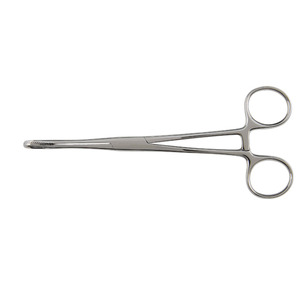 Pince à éponges à anneau en acier inoxydable réutilisable pour une manipulation sécurisée des éponges, gazes et pansements - Product Image 2