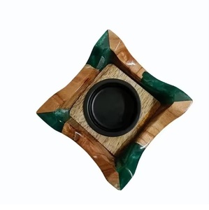 Quemador de Incienso de Metal Verde Dorado, Soporte para Incienso Aromático, Mabkhara - Product Image 5
