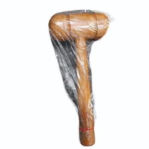 Martillo de críquet de corcho, mazo de madera con cierre de cremallera individual, herramienta profesional ligera para mantenimiento de bates - Product Image 2