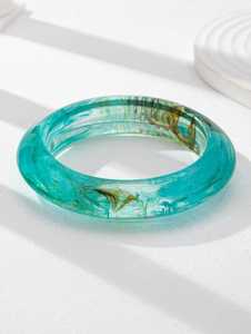 Pulsera de Resina Impermeable Hecha a Mano en Colores Caramelo, Estilo Tradicional, para Mujer, Personalizada, con Diseño Floral y Voluminoso, Venta al por Mayor de Fábrica - Product Image 5