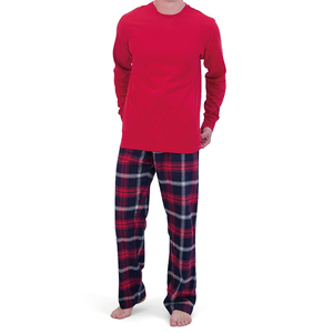 Conjunto de Pijama Cómodo para Hombre BD, 100% Algodón, Diseño de Cuello Redondo, para Uso en Casa y Hotel - Product Image 1