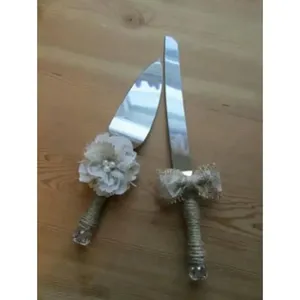 Elegante juego de servir de metal hecho a mano para queso y postres, ideal para bodas y mesas de postres, elegante regalo de decoración para el hogar. - Product Image 6