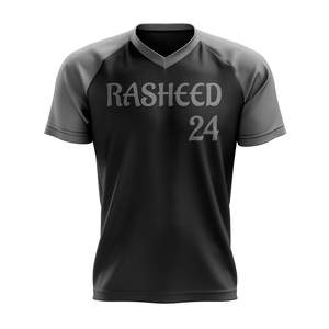 T-shirts en polyester à col en V, bon marché, de bonne qualité, vente en gros, design personnalisé, impression sérigraphique, créez votre logo - Product Image 1