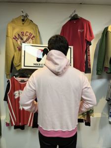 Conjunto Deportivo con Capucha Rosa para Hombre, Manga Larga, Color Sólido, Ropa Casual con Bolsillos Laterales, Cierre con Cordón, Corte Regular para Otoño - Product Image 4