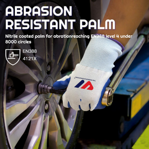 Guantes de Trabajo Reforzados con Recubrimiento de Nitrilo y Poliéster 13, para Jardinería, Económicos, de Seguridad, Venta al Por Mayor - Product Image 6