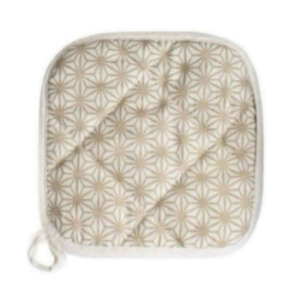 Custom Printed Eco-Friendly Linen Reusable Square Classic Design Kitchen Potholder Set Heat Resistant Durable Mats Pads <b>Digital</b> - Product Image 1