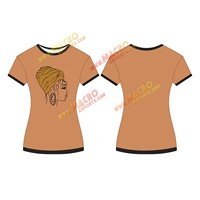 Camiseta de Mujer de Diseño Formal a Cuadros, Corte Holgado, Color Negro Grisáceo, Manga Corta, Lisa, 95% Algodón, 5% Elastano, Secado Rápido, Apta para Lavadora