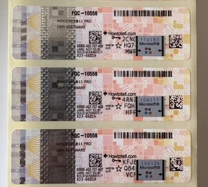 Clé OEM pour 11 Pro avec autocollant COA rose, activation en ligne mondiale à 100%, système d'exploitation multilingue d'origine américaine - Product Image 1