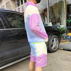 Conjunto de 2 Piezas de Chaqueta Cortavientos Impermeable Informal de Invierno para Hombre, Traje Deportivo Ligero de Nailon Ecológico con Cremallera, Personalizado - Product Image 4