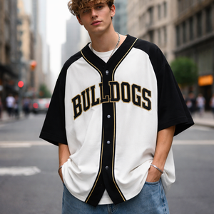 Camisetas de Béisbol Personalizadas para Hombre, Estilo Urbano, de Algodón, Raglán, Deportivas, OEM, Marca Privada - Product Image 3