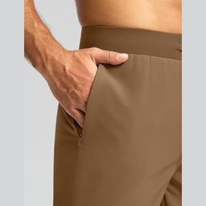 Shorts de Baño para Hombre, de Secado Rápido, Color Sólido, Cintura Media, con Cordón Ajustable y Bolsillos - Product Image 3