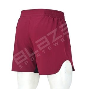 Blaze Fight Wear 2025 pantalones cortos de malla casuales personalizados para hombres High Street respetuosos con el medio ambiente transpirable Fitness Atlético gimnasio entrenamiento sólido - Product Image 3