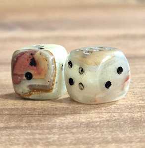 Artisan Crafted Bone <b>Dice</b> for Board Games and RPG Play Natural Crafts - Product Image 1