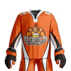 Ice Hockey Uniform Sets 100% Polyester Breathable Quick Dry Customized OEM Ice Hockey Uniform 2026 - Product Image 3
