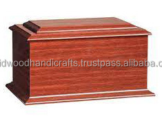 Urnas de cremación de madera de nuevo diseño para urnas de madera para adultos Urnas funerarias Tamaño personalizado Suministros funerarios - Product Image 1