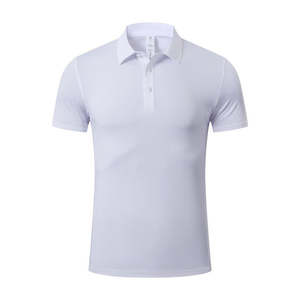 Polo d'affaires à manches courtes en polyester 100% de haute qualité, impression de logo personnalisé, polos de golf pour hommes - Product Image 2
