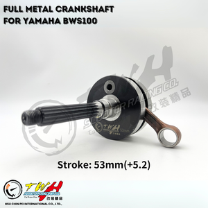 เพลาข้อเหวี่ยงโลหะเต็มตัว TWH BWS 100 Scooter Racing Long Stroke 53MM สำหรับ YAMAHA - Product Image 2