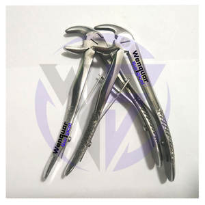 Pinzas de Extracción Quirúrgicas Dentales Pediátricas de Alta Calidad # Instrumento Profesional de Acero Inoxidable para Molares Inferiores Primarios Tipo C - Product Image 6