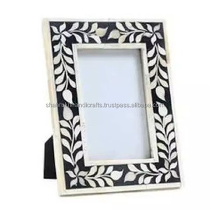 Indian Supplier <b>Antique</b> Style Bone Inlay Photo <b>Frame</b> for Tabletop and Wall Hanging Available for Bulk Quantity - Product Image 1