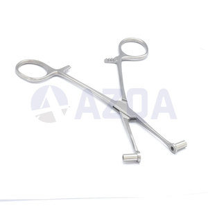 Pince à Septum Tunnel en Acier Inoxydable 6 Pouces AZ-TSF-01 Marque Client pour Installation Professionnelle de Bijoux Corporels - Product Image 4