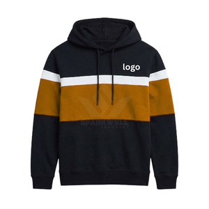 เสื้อฮู้ดผู้ชายแบบสวมหัว คอตตอนถัก 100% แขนยาว ทรงปกติ พิมพ์ลายโลโก้ด้านหน้าด้วยเทคนิคฮีททรานเฟอร์ สไตล์ลำลอง ใส่ได้ในช่วงฤดูใบไม้ร่วง - Product Image 1