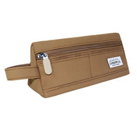 Estuche de Lápices de Nailon Clásico Minimalista al por Mayor, Bolsa de Papelería Vertical para Organizar y Guardar Útiles Escolares