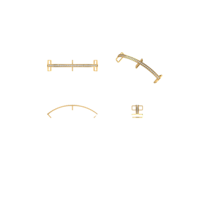 Bracelet de luxe multicolore Jadau Kundan plaqué or avec diamants américains de qualité supérieure. Bracelet élégant pour mariage et fêtes - Product Image 1