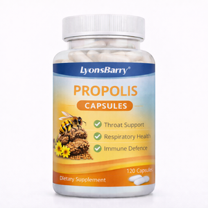 Capsules de Propolis pour la Gorge, la Respiration et la Défense Immunitaire, Complément Apicole, Fournisseur OEM Marque Privée - Product Image 3
