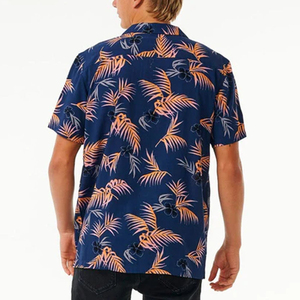 Chemise hawaïenne pour homme à manches courtes, imprimé tropical décontracté, chemise hawaïenne personnalisée pour homme, chemises de plage décontractées imprimées - Product Image 2