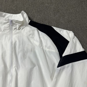 Custom <b>Mens</b> Clothing Short and <b>Jacket</b> Jogger Set Two Piece Zipper <b>Track</b> Suit Polyester Windbreaker Tracksuit Short Set - Product Image 5