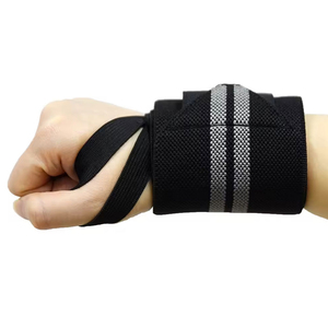 Support de poignet personnalisé pour la musculation, logo personnalisé, sangles élastiques, vente en gros, équipement de musculation de haute qualité - Product Image 1