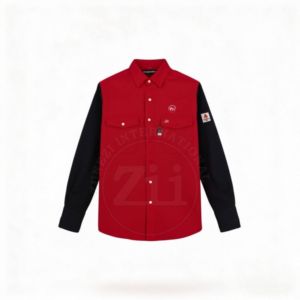 Camisas de trabajo resistentes al fuego de algodón de alta resistencia, al por mayor, para soldar, personalizadas para hombre. - Product Image 3