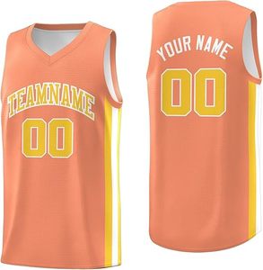 Camisetas de Baloncesto Estampadas Profesionales/ 100% Poliéster Transpirable de Secado Rápido Reversible con Nombres de Equipo Personalizados Tallas Grandes - Product Image 3