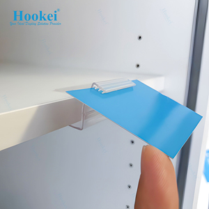 Autoadhesivo Estornudo Titular Fábrica al por mayor Supergrip Plástico transparente PVC Publicidad Precio Etiqueta Marketing Sign Holders - Product Image 4