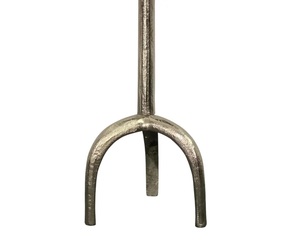 โต๊ะบาร์อะลูมิเนียมหล่อขึ้นรูปทรงกลม หน้าโต๊ะมีลวดลาย ขาตั้งสามขา แข็งแรง ทนทาน ดีไซน์ทันสมัย เสริมความสวยงาม - Product Image 2